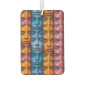 Désodorisant Pour Voiture Motif des faces colorées (Dos)