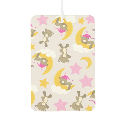 Désodorisant Pour Voiture Motif D'Ours, Nounours, Mignons Ours, Étoiles (Devant)