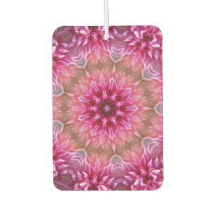 Désodorisant Pour Voiture Motif géométrique à fleurs rose Mandala-67545