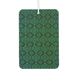 Désodorisant Pour Voiture Motif géométrique vert / Impression indienne