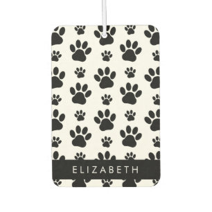 Désodorisant Pour Voiture Motif mâle, Patrouilles de chien, Noir et Blanc, V