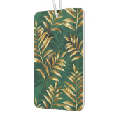 Désodorisant Pour Voiture Motif sans couture avec des fougères dorées (Gauche)