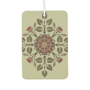 Désodorisant Pour Voiture Motif victorien Vintage Audsley Tudor Rose Art
