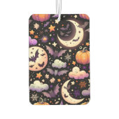 Désodorisant Pour Voiture Motif Whimsical Halloween Night Sky (Dos)