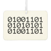 DÉSODORISANT POUR VOITURE MUM BINAIRE (Dos)