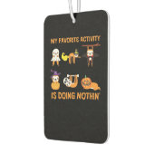 Désodorisant Pour Voiture My Favorite Activity Is Doing Nothin' Retro Sloth (Gauche)