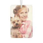 Désodorisant Pour Voiture My Loves Photo Script (Dos)