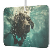 Désodorisant Pour Voiture Natation Labrador Chiot Design sous-marin (Gauche)