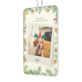 Désodorisant Pour Voiture Naughty or Nice Funny Pet Dog Custom Christmas (Gauche)