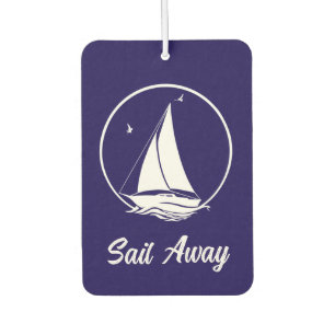 Désodorisant Pour Voiture Navire nautique/voilier/bateau marine bleu/voilier