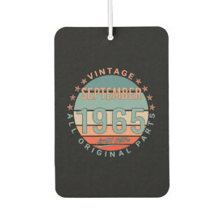 Désodorisant Pour Voiture Né En Septembre 1965 Vintage