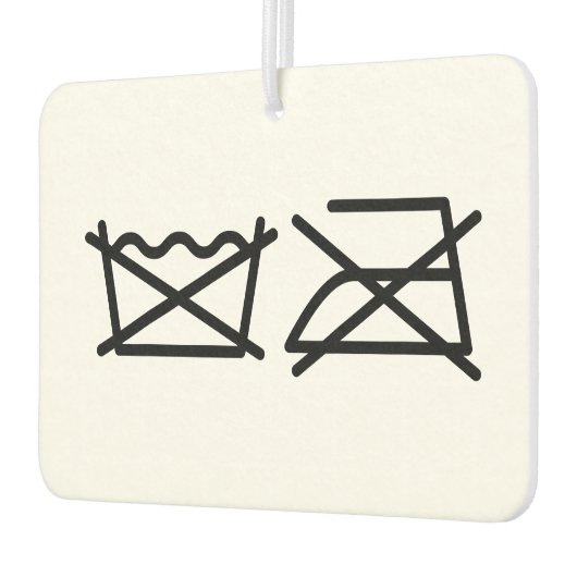 DÉSODORISANT POUR VOITURE NE LAVEZ PAS ! NE REFROIREZ PAS ! (Gauche)