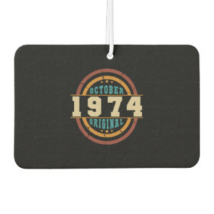 Désodorisant Pour Voiture Né octobre 1974 Rétro original