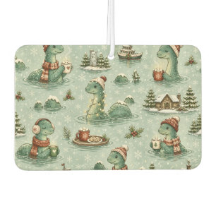 Désodorisant Pour Voiture Nessie de Noël Monstre du Loch Ness Confortable Cr