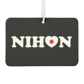 Désodorisant Pour Voiture Nihon Love Heart Flag Air Freshener (Dos)