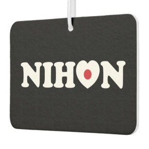 Désodorisant Pour Voiture Nihon Love Heart Flag Air Freshener