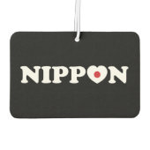 Désodorisant Pour Voiture Nippon Love Heart Flag Air Freshener (Dos)