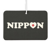 Désodorisant Pour Voiture Nippon Love Heart Flag Air Freshener (Devant)
