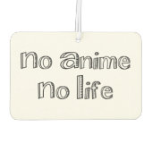 Désodorisant Pour Voiture no anime no life (Dos)