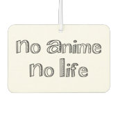 Désodorisant Pour Voiture no anime no life (Devant)