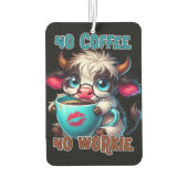 Désodorisant Pour Voiture No Coffee No Workie  (Dos)