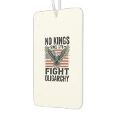 Désodorisant Pour Voiture No Kings Since 1776 Patriotic Eagle Vintage Shirt  (Gauche)