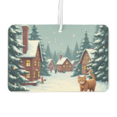 Désodorisant Pour Voiture Noël et Chats (Dos)