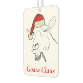 Désodorisant Pour Voiture Noël Père Noël Chèvre un clauds (Gauche)