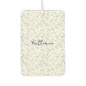 Désodorisant Pour Voiture Nom de fleur sauvage Boho (Devant)