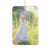 Désodorisant Pour Voiture Nom du monogramme photo (Devant)