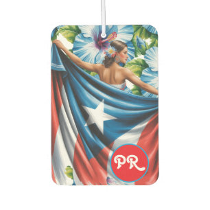 Désodorisant Pour Voiture Nom femme latine Porto Rico Nom Boricua voiture