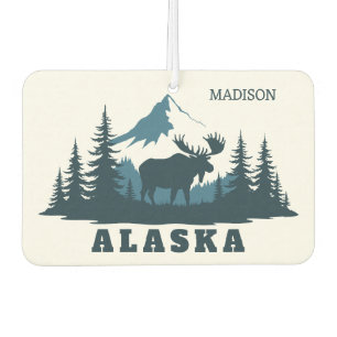 Désodorisant Pour Voiture Nom personnalisé & Texte ALASKA