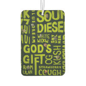 Désodorisant Pour Voiture Noms (Dos)