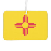 Désodorisant Pour Voiture Nouveau-Mexique État Drapeau (Dos)