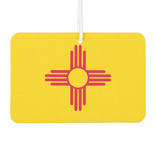 Désodorisant Pour Voiture Nouveau-Mexique État Drapeau (Devant)