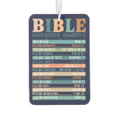 Désodorisant Pour Voiture Numéros d'urgence biblique Versets (Dos)