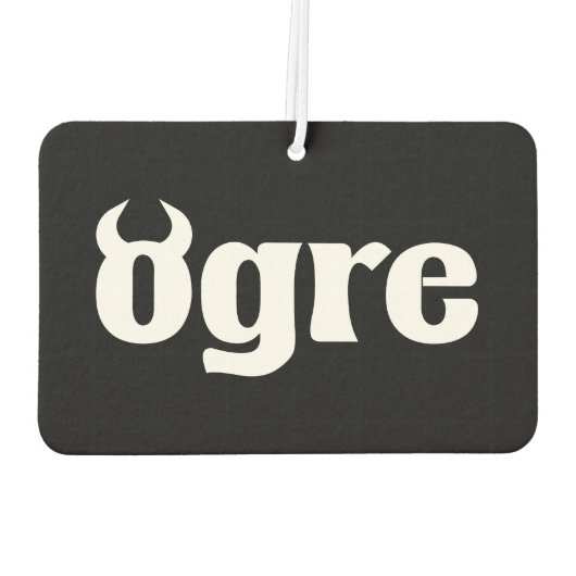 Désodorisant Pour Voiture Ogre (Dos)