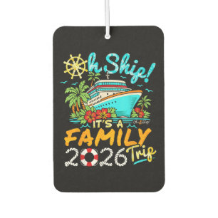 Désodorisant Pour Voiture Oh Bateau C'est un Voyage de Famille 2026 Famille