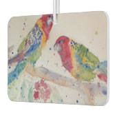 Désodorisant Pour Voiture Oiseau d'aquarelle d'Australie Red Rosella Parrot (Gauche)