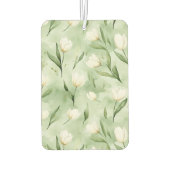 Désodorisant Pour Voiture Oiseaux verts fleurs blanches arbre (Dos)