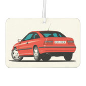 Désodorisant Pour Voiture Opel Calibra 2 côtés (Dos)