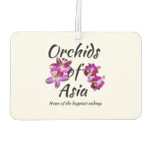 Désodorisant Pour Voiture Orchidées d'Asie (Dos)