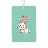 Désodorisant Pour Voiture Oreilles de queue pelucheuse blanche chanceuse de (Dos)