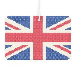 Désodorisant Pour Voiture Original cross-stitch design Union Jack