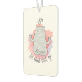 Désodorisant Pour Voiture Ours de yoga (Gauche)