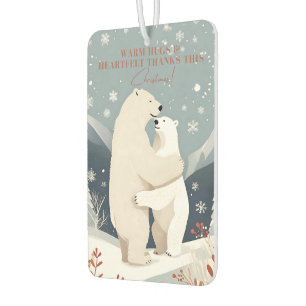 Désodorisant Pour Voiture Ours polaires de Noël