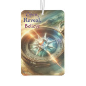 Désodorisant Pour Voiture Ouvert, Révéler, Croire (Dos)