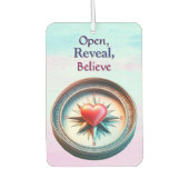 Désodorisant Pour Voiture Ouvert, Révéler, Croire (Devant)