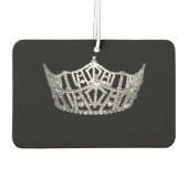Désodorisant Pour Voiture Pageant Crown Air Freshner (Dos)