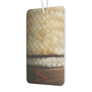 Désodorisant Pour Voiture Panier en bambou de riz Kratip Thai Lao Isan